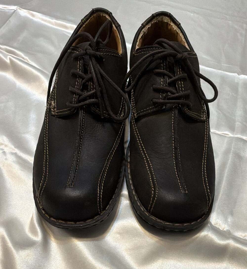 Dockers ProStyle Men's Brown Leather Lace-Up Oxford Dress Shoes Size 8M 90-28908 - Picture 4 of 11